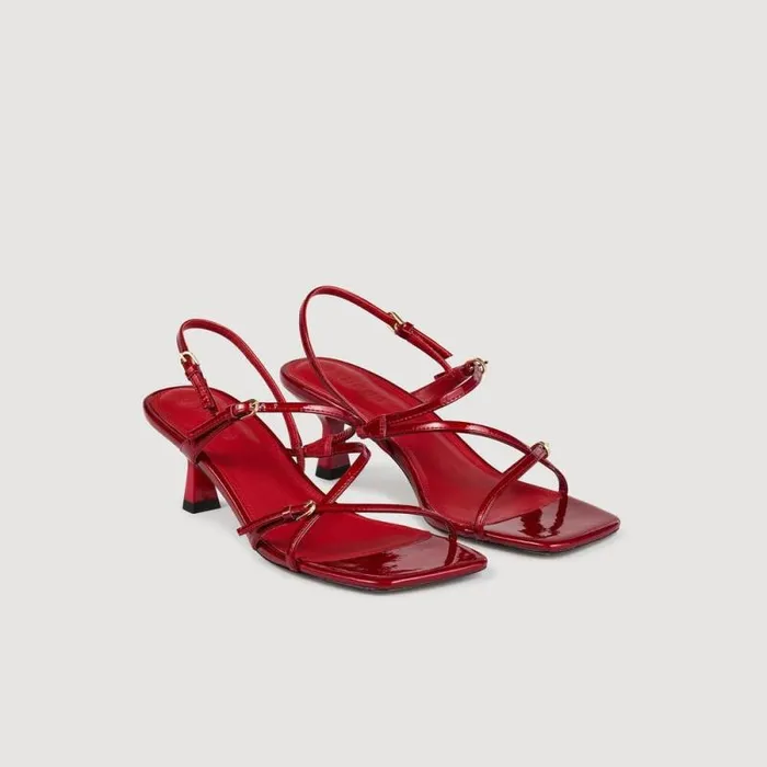 Sandals Women SANDRO Sandals With Straps Red