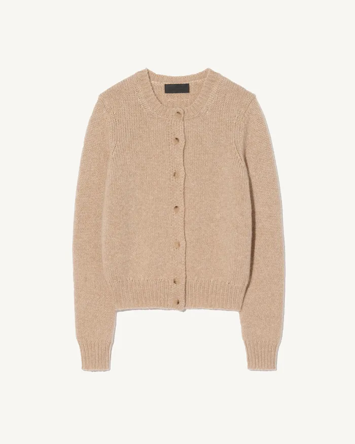 SASKIA CASHMERE CARDIGAN Redwood Melange Women Knits and Sweaters Nili Lotan