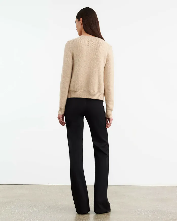 SASKIA CASHMERE CARDIGAN Redwood Melange Women Knits and Sweaters Nili Lotan