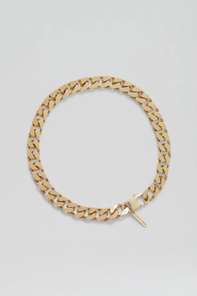 Scanlan Theodore Jewelry Women CHUNKY FLAT CHAIN CHOKER LIGHTGOLD Scanlan Theodore Jewelry Women CHUNKY FLAT CHAIN CHOKER LIGHTGOLD