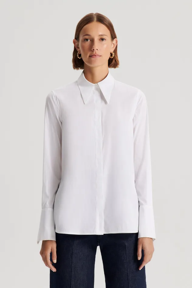 Scanlan Theodore Shirts Women COTTON SHIRT WHITE
