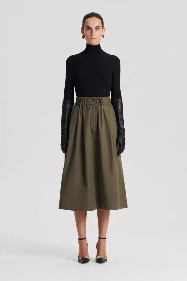 Scanlan Theodore Skirts Women WIDE CARGO SKIRT JUNGLE