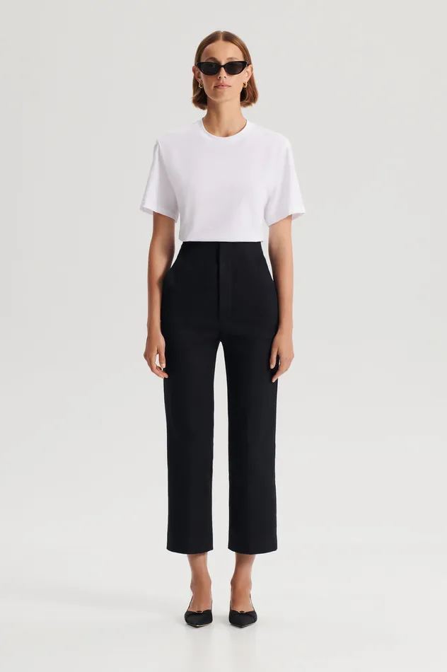 Scanlan Theodore Tops Women MERCERISED LOOSE FIT TSHIRT WHITE