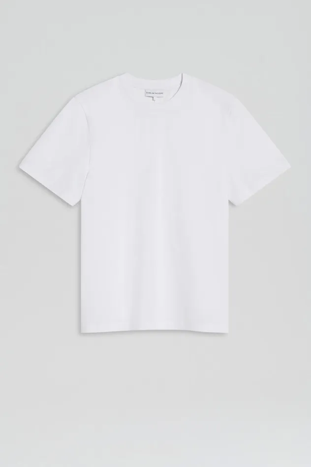 Scanlan Theodore Tops Women MERCERISED LOOSE FIT TSHIRT WHITE