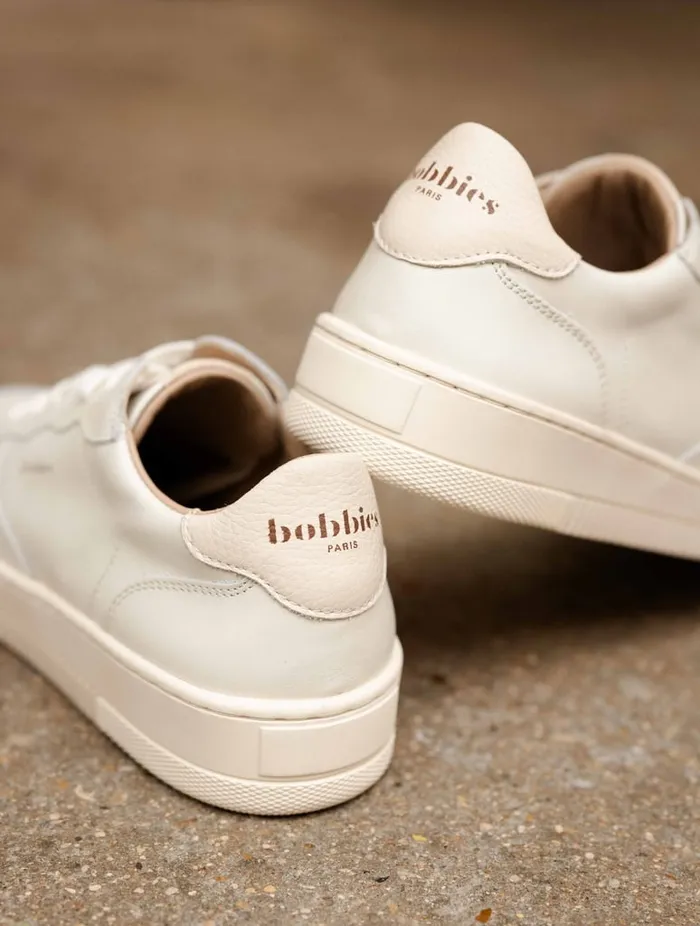 Scott Off White and Foam Women Bobbies Sneakers Scott Off White and Foam Women Bobbies Sneakers