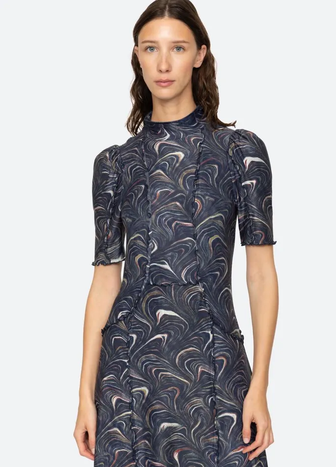 Sea New York Dresses Women Amara SS Dress Navy Sea New York Dresses Women Amara SS Dress Navy