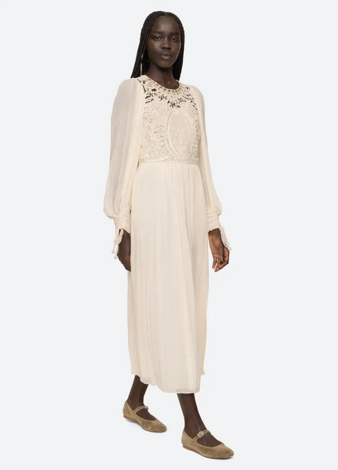 Sea New York Dresses Women Bente LS Dress Cream
