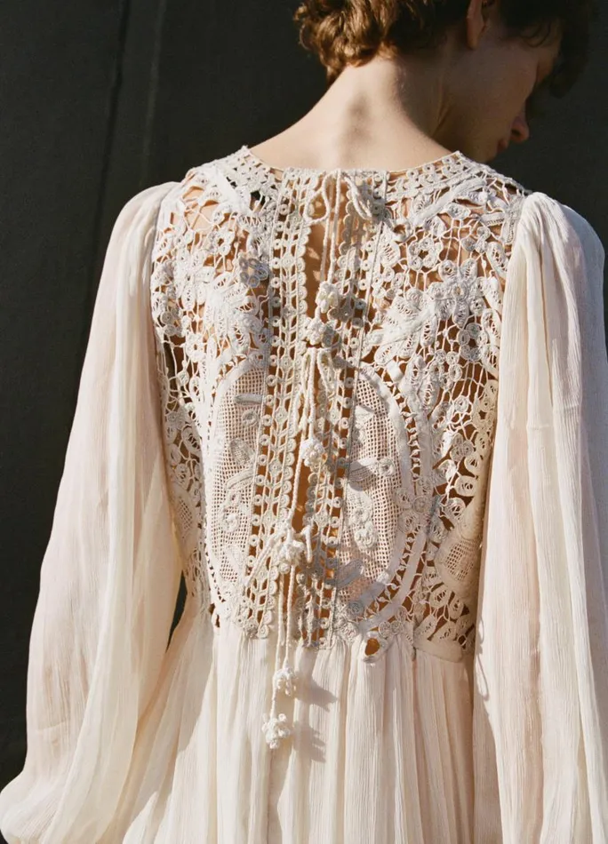 Sea New York Dresses Women Bente LS Dress Cream Sea New York Dresses Women Bente LS Dress Cream