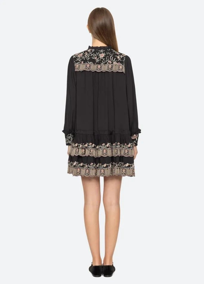 Sea New York Dresses Women Lacey Tunic Black Sea New York Dresses Women Lacey Tunic Black
