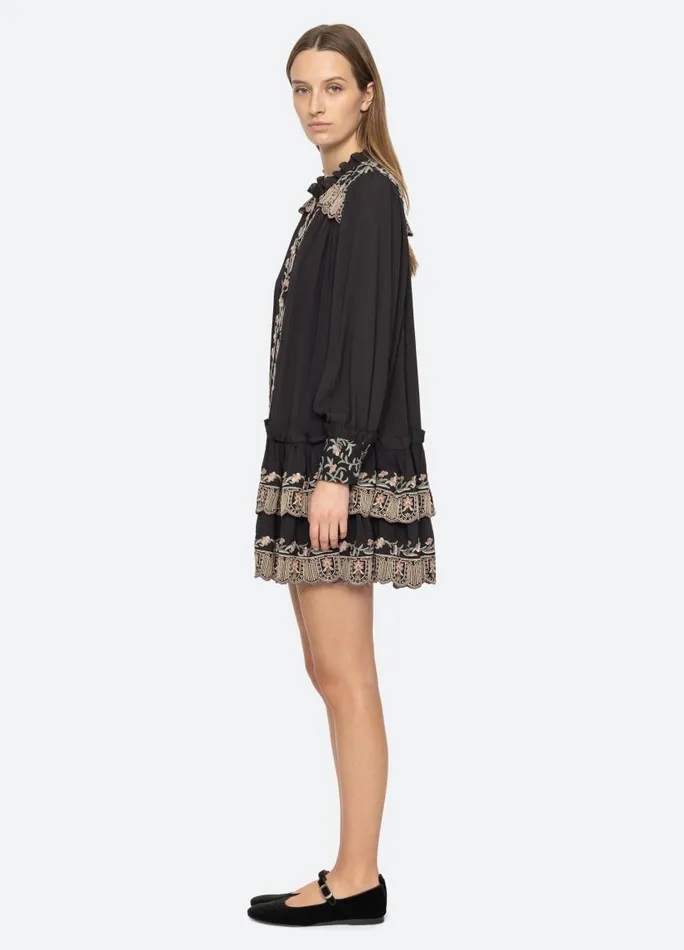 Sea New York Dresses Women Lacey Tunic Black Sea New York Dresses Women Lacey Tunic Black