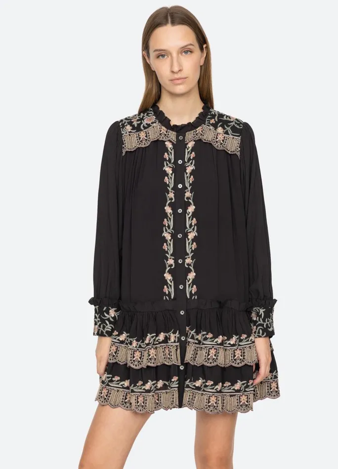 Sea New York Dresses Women Lacey Tunic Black Sea New York Dresses Women Lacey Tunic Black