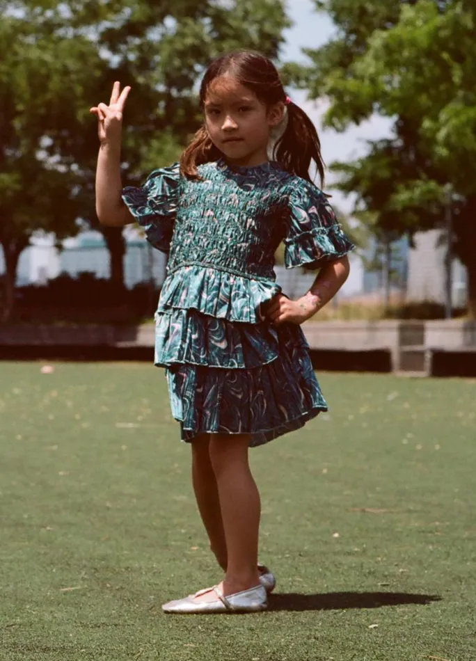Sea New York Kids Women Amara Kids Dress Green