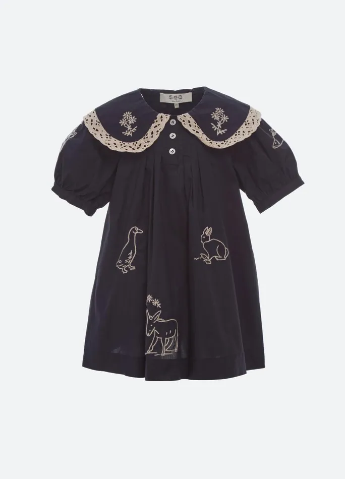 Sea New York Kids Women Demi Kids Dress Navy