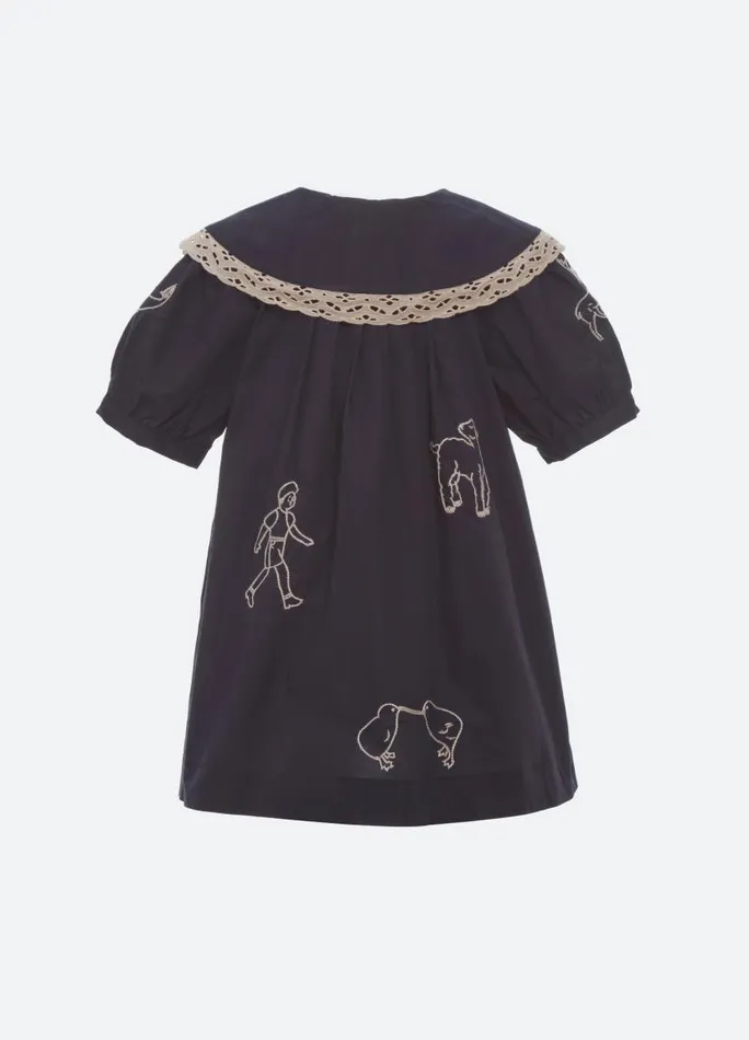 Sea New York Kids Women Demi Kids Dress Navy