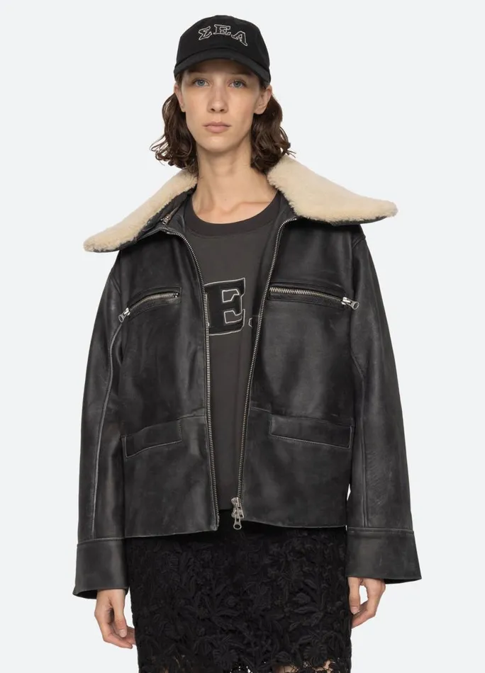 Sea New York Outerwear Women Kiera Jacket Black Sea New York Outerwear Women Kiera Jacket Black