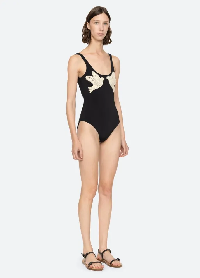Sea New York Swimwear Women Sally One Piece Black Sea New York Swimwear Women Sally One Piece Black