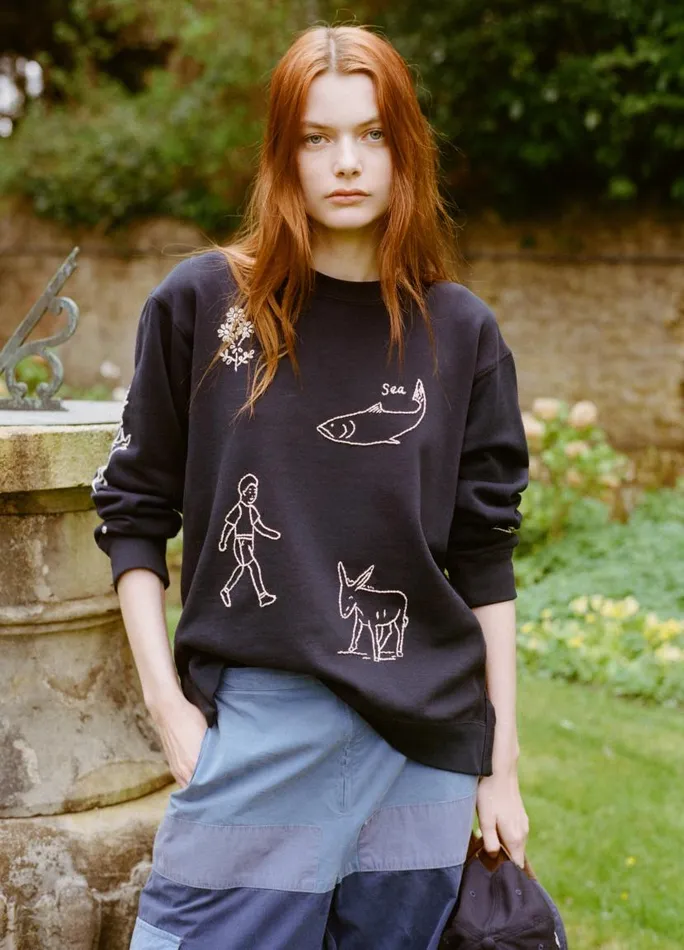 Sea New York Tops Women Demi Sweatshirt Navy