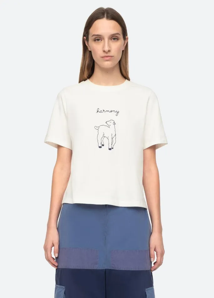 Sea New York Tops Women Demi TShirt White Sea New York Tops Women Demi TShirt White