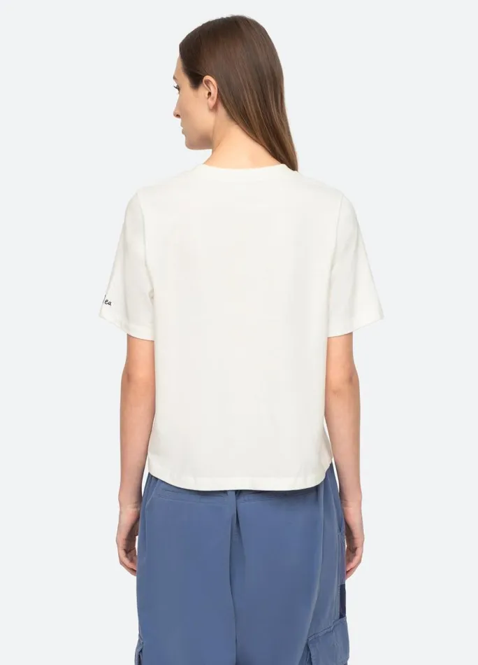 Sea New York Tops Women Demi TShirt White Sea New York Tops Women Demi TShirt White