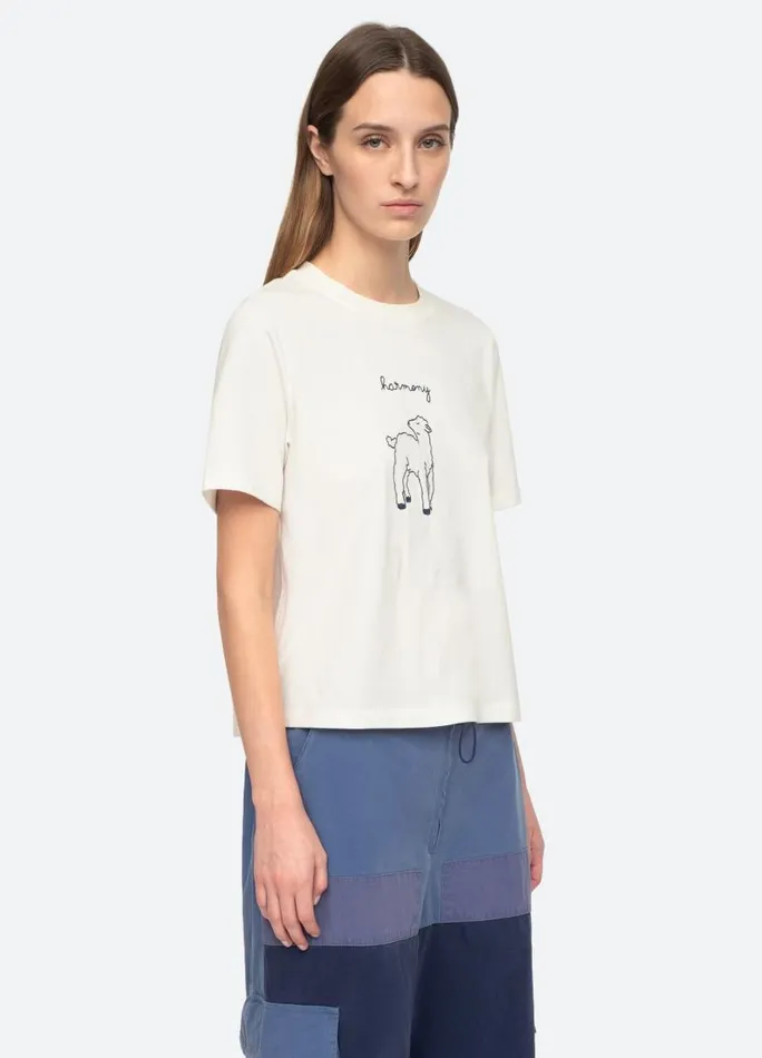 Sea New York Tops Women Demi TShirt White Sea New York Tops Women Demi TShirt White