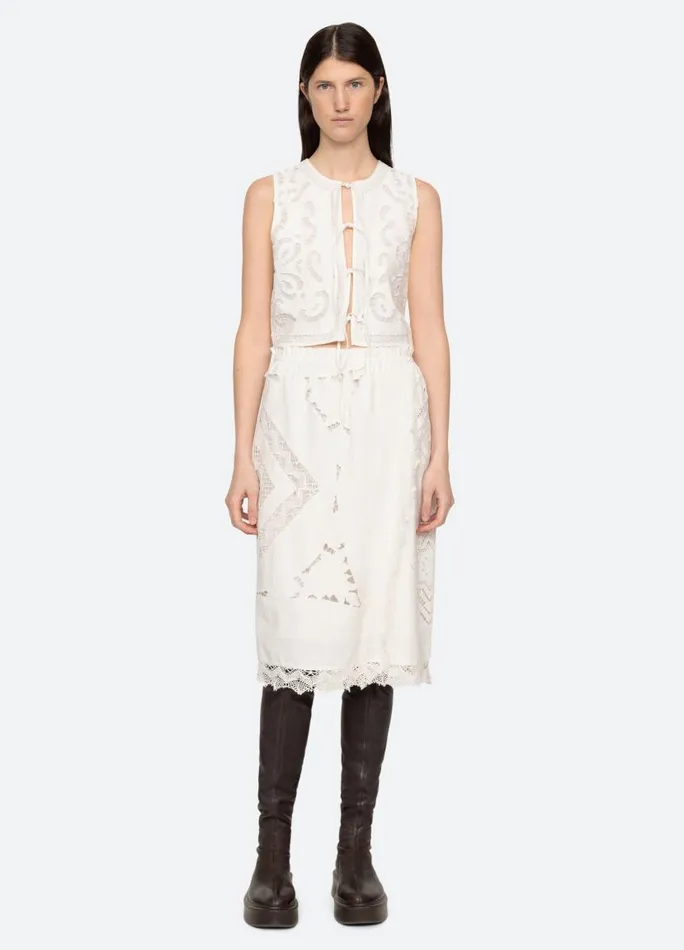 Sea New York Tops Women Edith Vest White