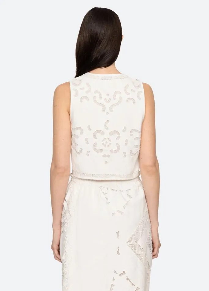 Sea New York Tops Women Edith Vest White