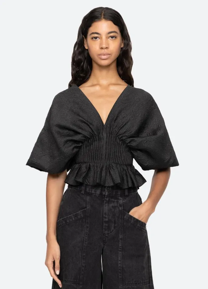 Sea New York Tops Women Elegi Top Black