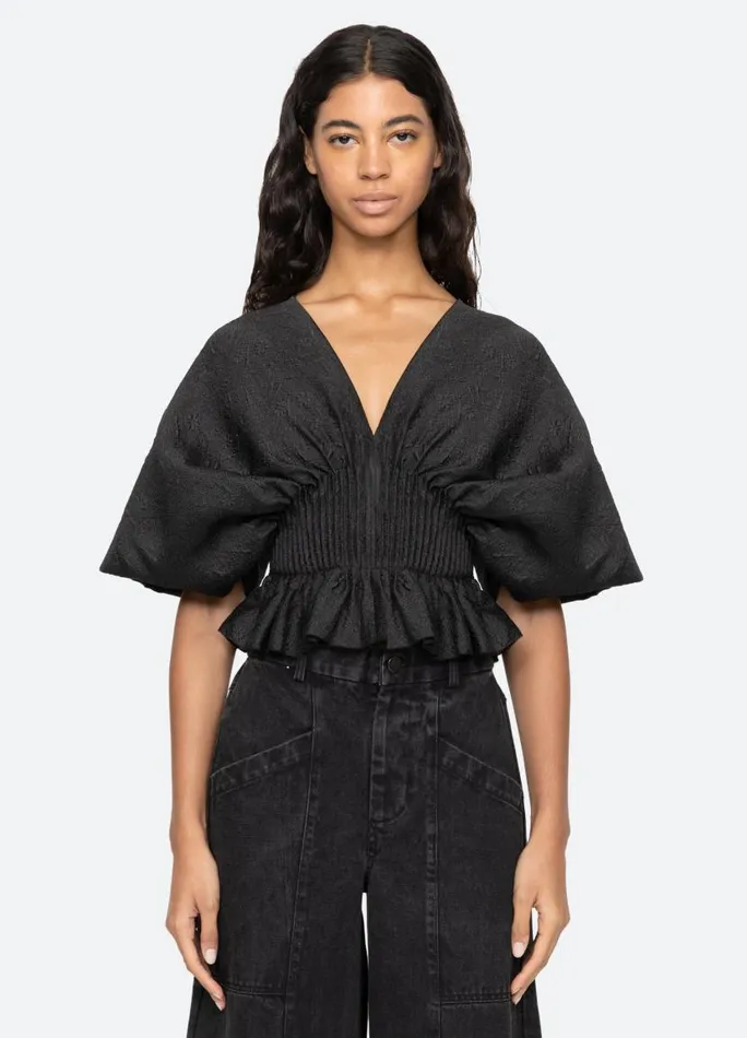 Sea New York Tops Women Elegi Top Black Sea New York Tops Women Elegi Top Black