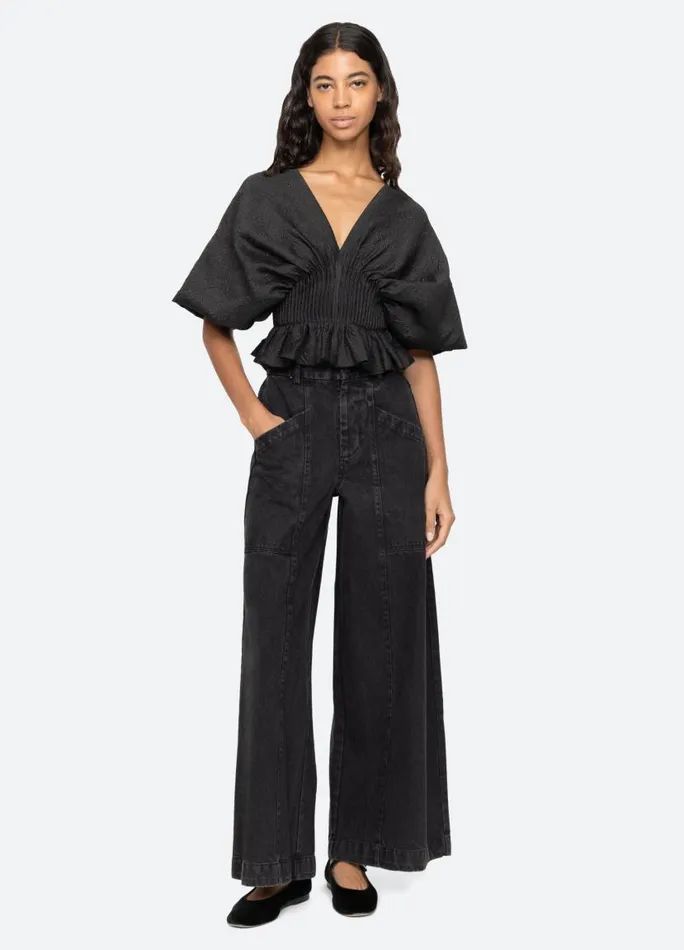 Sea New York Tops Women Elegi Top Black Sea New York Tops Women Elegi Top Black