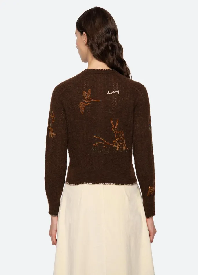 Sea New York Tops Women Martha Cardigan Brown