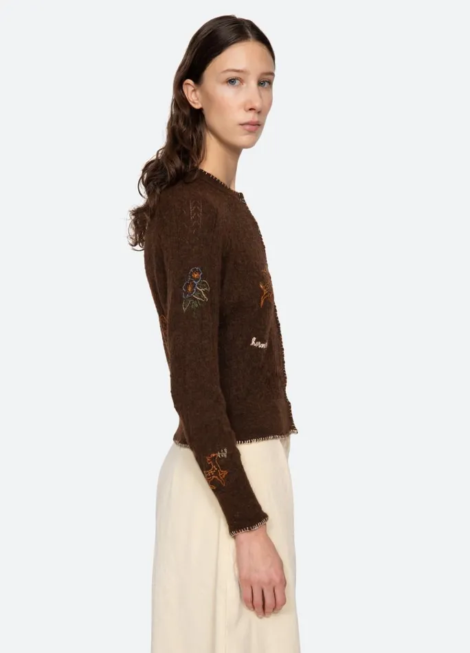 Sea New York Tops Women Martha Cardigan Brown