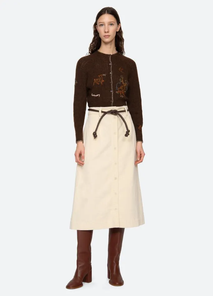 Sea New York Tops Women Martha Cardigan Brown