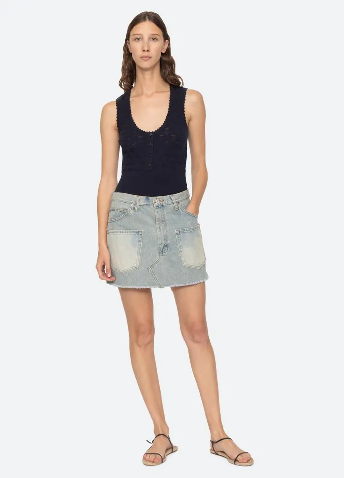 Sea New York Tops Women Mila Tank Navy Sea New York Tops Women Mila Tank Navy