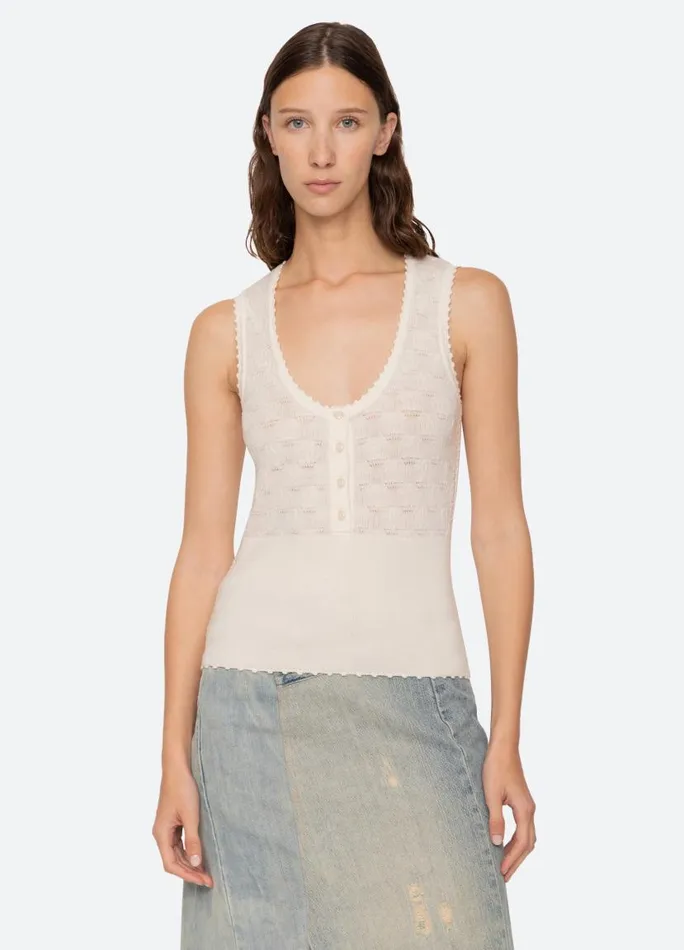 Sea New York Tops Women Mila Tank Navy Sea New York Tops Women Mila Tank Navy