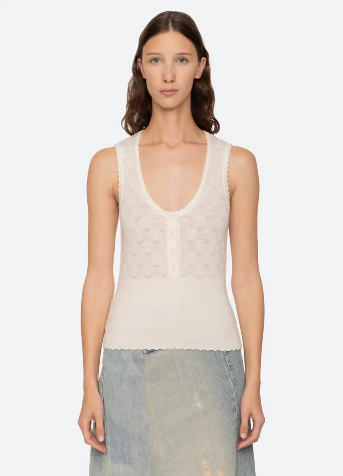 Sea New York Tops Women Mila Tank Navy Sea New York Tops Women Mila Tank Navy