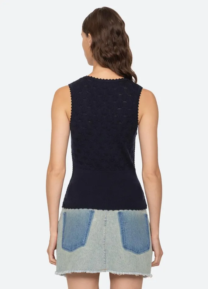 Sea New York Tops Women Mila Tank Navy Sea New York Tops Women Mila Tank Navy