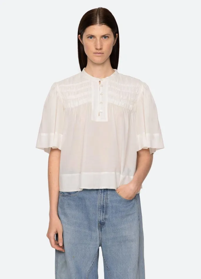 Sea New York Tops Women Nomi SS Top Cream