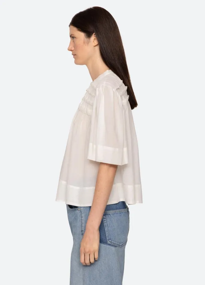 Sea New York Tops Women Nomi SS Top Cream Sea New York Tops Women Nomi SS Top Cream