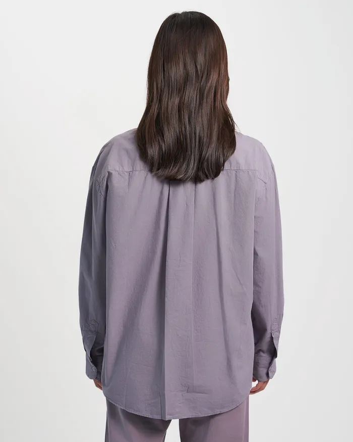 Shirts Colorfulstandard Women Organic Oversized Shirt 8211 Hunter Green