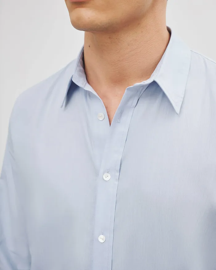 Shirts Nili Lotan Men CRISTOBAL SHIRT Blue