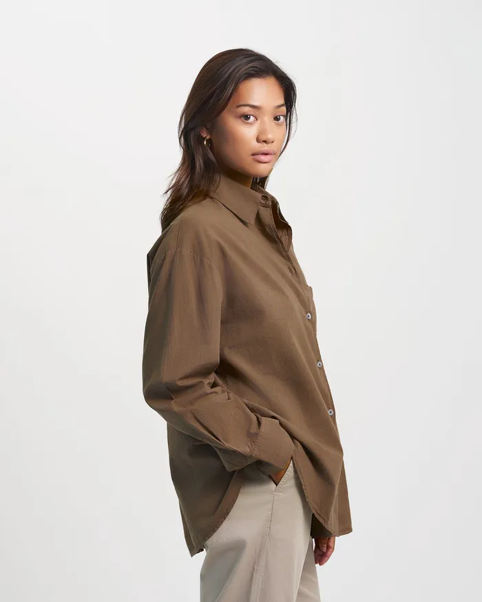 Shirts Women Colorfulstandard Organic Oversized Shirt 8211 Spring Green