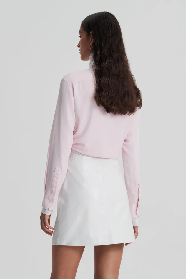 Shirts Women Scanlan Theodore SILK TIE FRONT SHIRT SOFTPINK