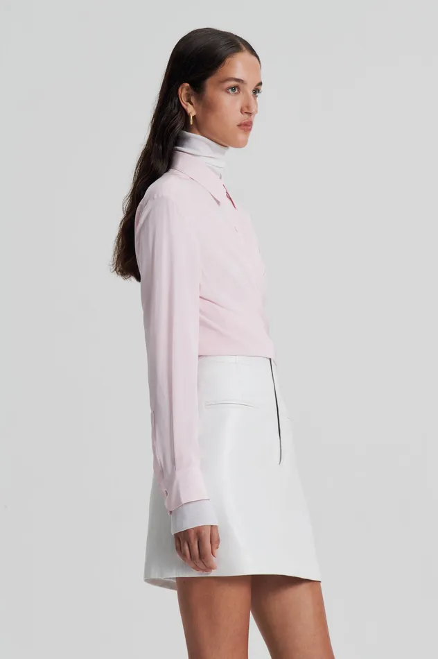 Shirts Women Scanlan Theodore SILK TIE FRONT SHIRT SOFTPINK