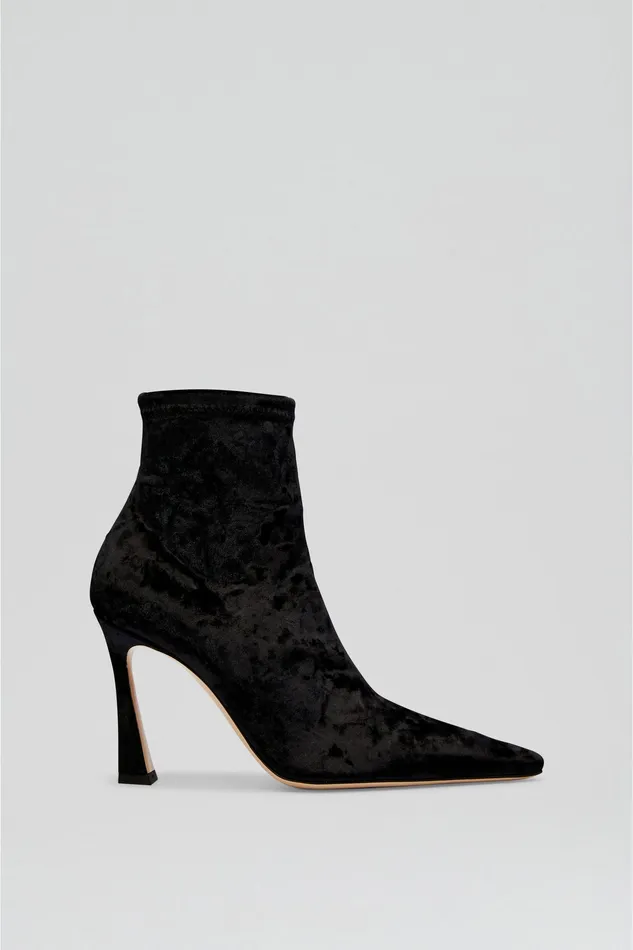 Shoes Scanlan Theodore Women STRETCH VELVET ANKLE BOOT 95 BLACK Shoes Scanlan Theodore Women STRETCH VELVET ANKLE BOOT 95 BLACK