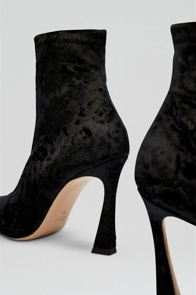 Shoes Scanlan Theodore Women STRETCH VELVET ANKLE BOOT 95 BLACK Shoes Scanlan Theodore Women STRETCH VELVET ANKLE BOOT 95 BLACK