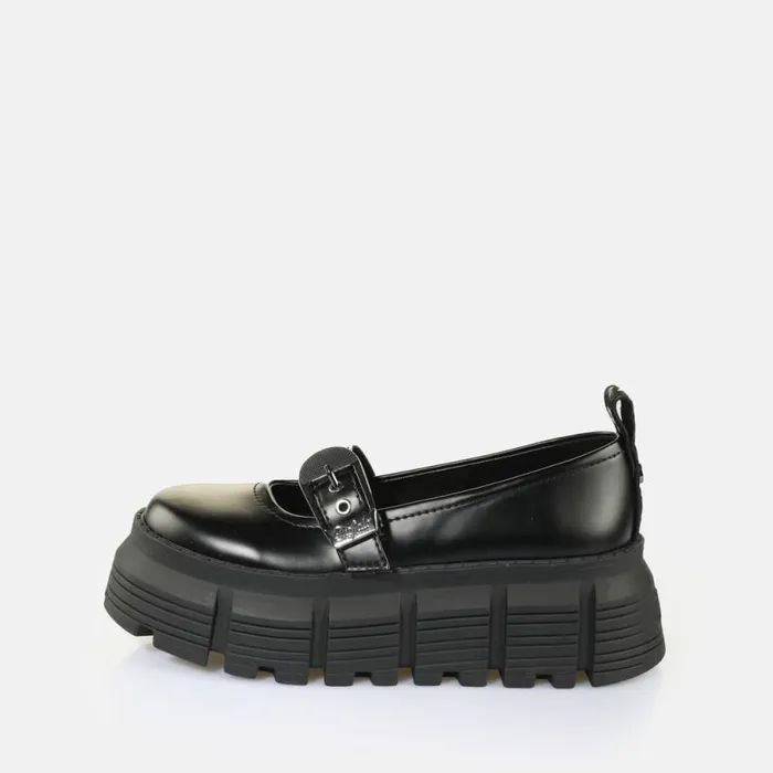 Shop Ballet Flats BUFFALO Ava Ballerina Black