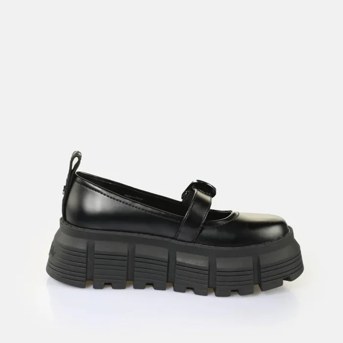 Shop Ballet Flats BUFFALO Ava Ballerina Black