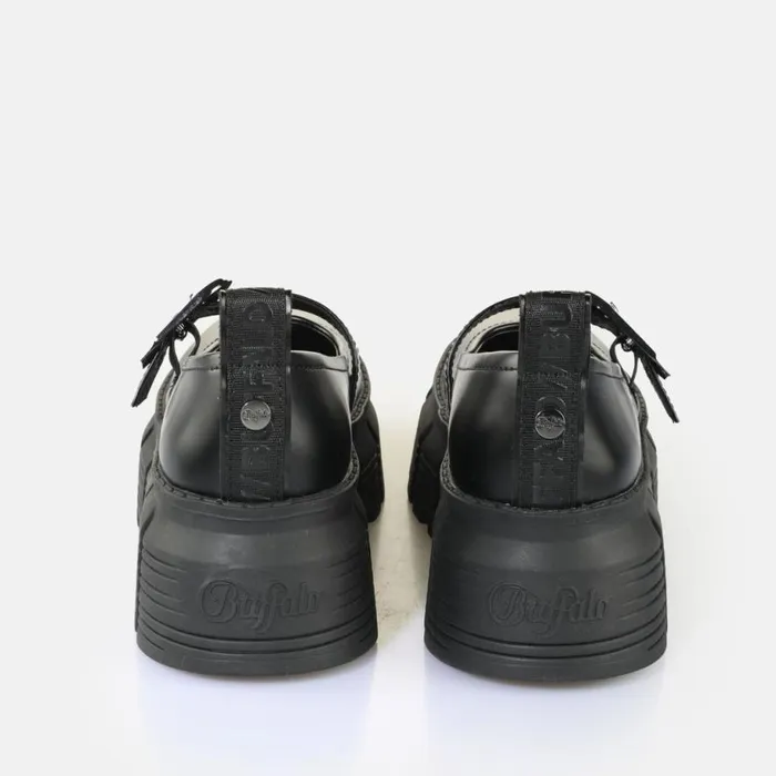 Shop Ballet Flats BUFFALO Ava Ballerina Black