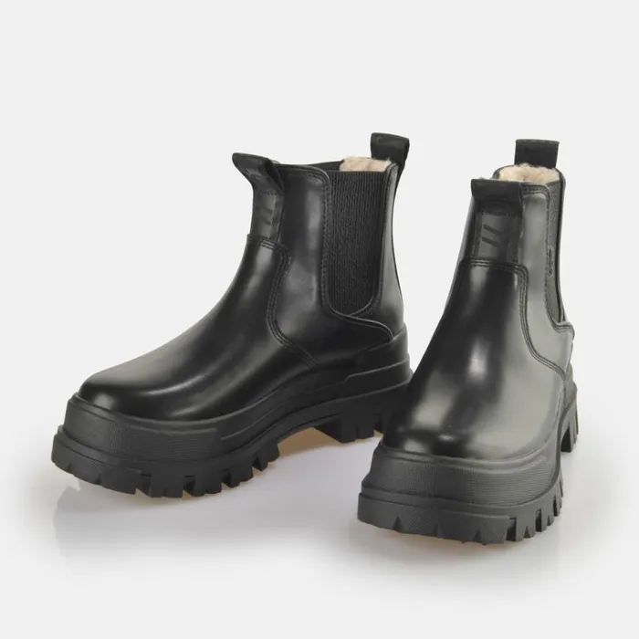 Shop Boots and AnkleBoots BUFFALO Aspha Chelsea Warm Black