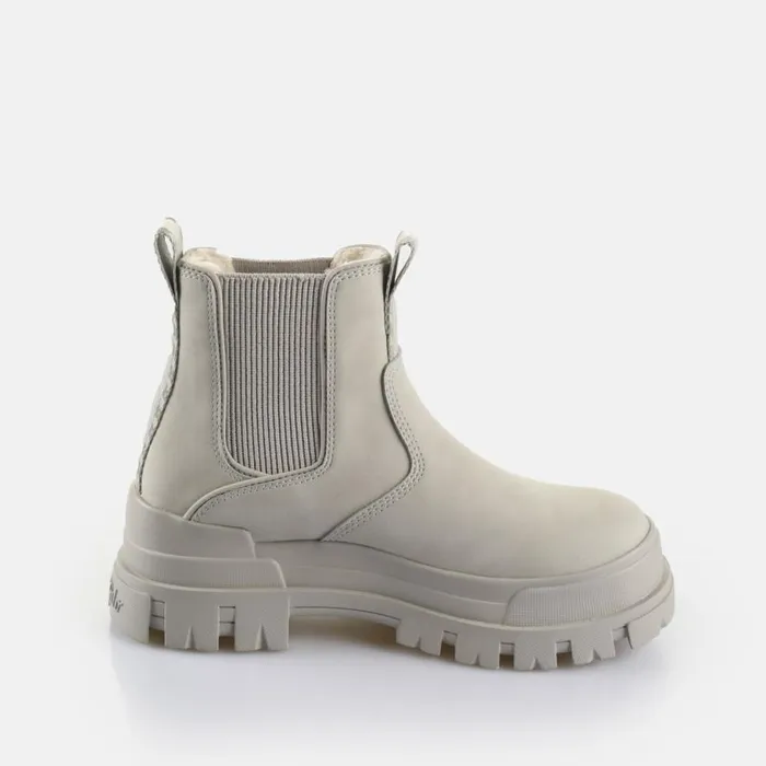 Shop Boots and AnkleBoots BUFFALO Aspha Chelsea Warm Light Grey